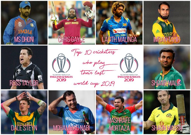 Top 10 Cricketers Who May Play Their Last World Cup 2019